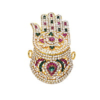 God Ornament Gold Plated God,Goddess Hand & Leg