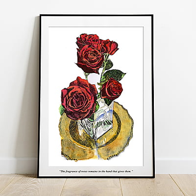 Rose Residue-Art No. 196/2023 Rose Residue-Art No. 196/2023