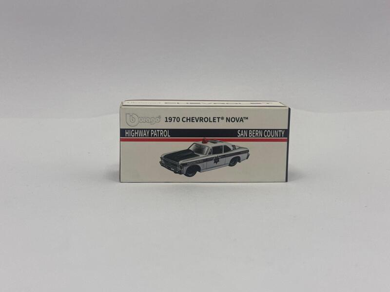 Chevrolet Nova 1970 San Bern County Hiway Patrol | 1:64 | Bburago