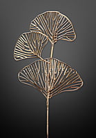 Ginkgo Leaf on Stick - Gold