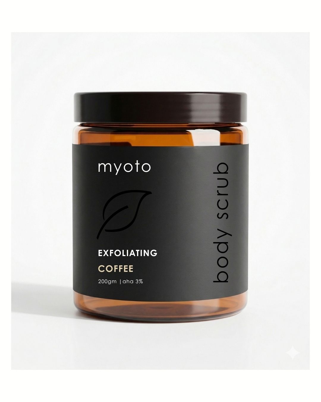 myoto exfoliating body scrub - coffee & coconut | 200gm