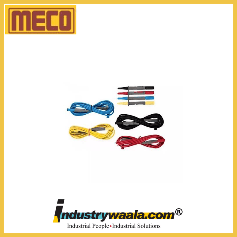 Meco VOLTAGE TEST LEADS (R,Y, B,N) FOR 5850 Power and Harmonics Analyzers / Testers