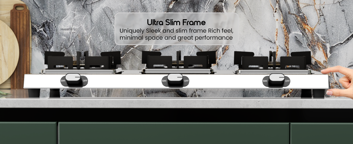 | 3 Burner Stainless Steel Gas Stove | 5 Year Body & Burner