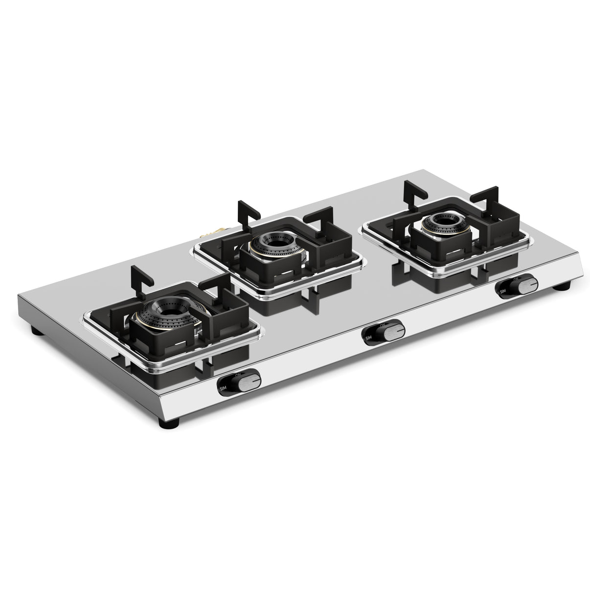 | 3 Burner Stainless Steel Gas Stove | 5 Year Body & Burner