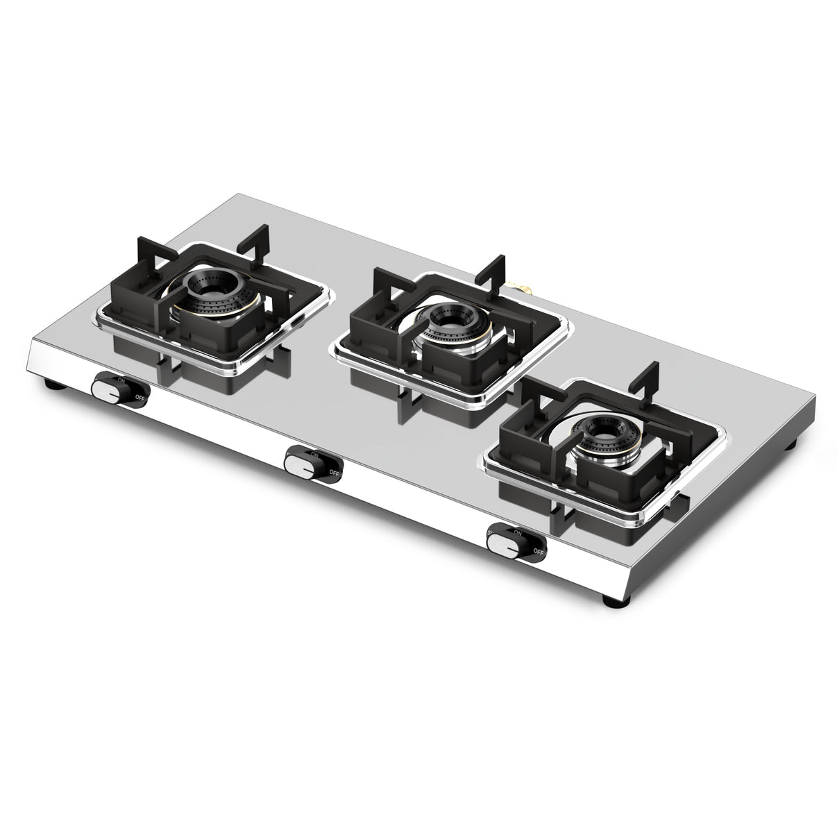 | 3 Burner Stainless Steel Gas Stove | 5 Year Body & Burner