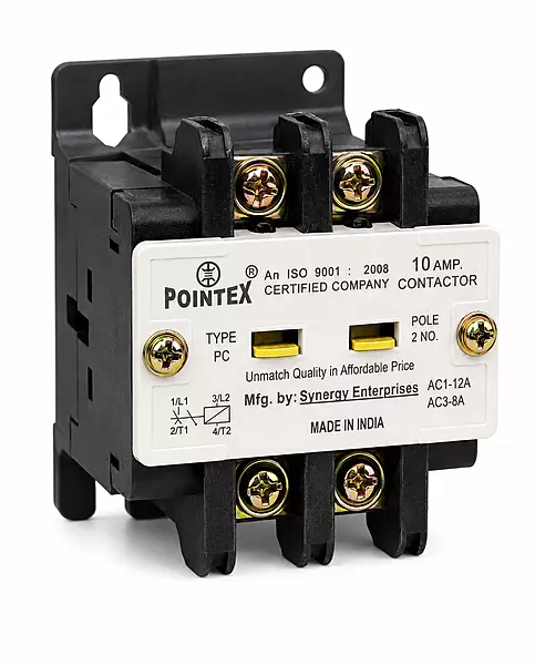 PCH 2 Pole 10A Modular Contactor | 220V AC Coil | 2P | DIN Rail Mount