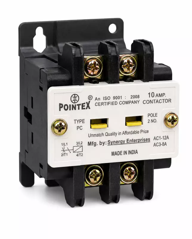 PCH 2 Pole 10A Modular Contactor | 220V AC Coil | 2P | DIN Rail Mount