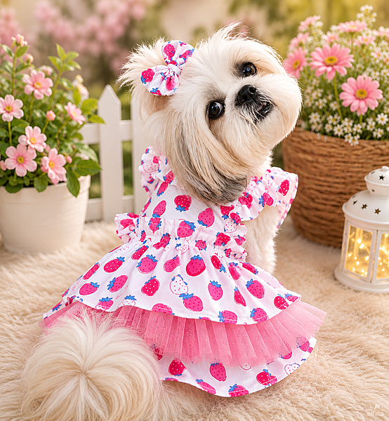 Strawberry Blossom Frock