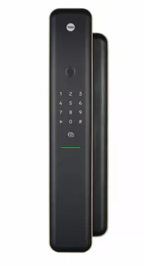 Yale Luna Pro Smart Lock with Fingerprint, PIN, RFID and Manual Key (Bluetooth Module and Wifi Bridge Included)