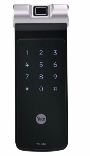 Yale Rim Lock With Biometric PIN Code Remote Control Yale Home App Wi-Fi Bluetooth