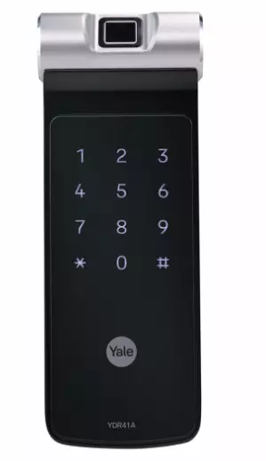 Yale Rim Lock With Biometric PIN Code Remote Control Yale Home App Wi-Fi Bluetooth