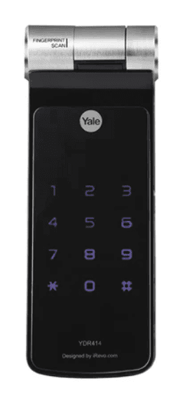 Yale Rim Lock With Biometric PIN Code Remote Control Yale Home App Wi-Fi Bluetooth