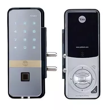 Yale Smart Glass Door Lock With Biometric PIN Code Remote Control Yale Home App Wi-Fi Bluetooth