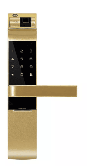 Yale Smart Lock Gold with Fingerprint PIN Code Mechanical Key Bluetooth module Works with Yale Home App