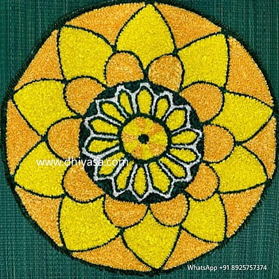 Rangoli Mat - 3RM010 - 3 feet