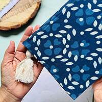 Handcrafted Journal – Indigo bunchs