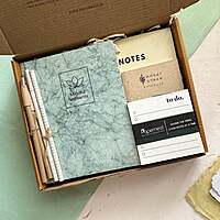 Sustainable Stationery loaded Corprate Gift Hamper ( Mindful moments)