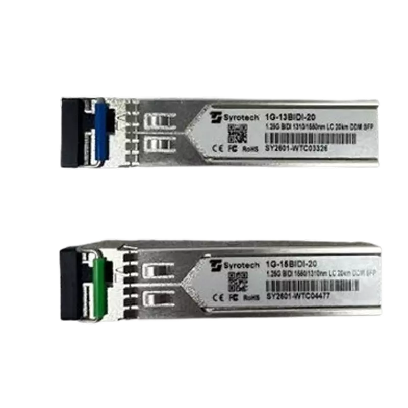 SYROTECH SFP 1G 20KM LC TYPE 1G-15BIDI-20D GREEN