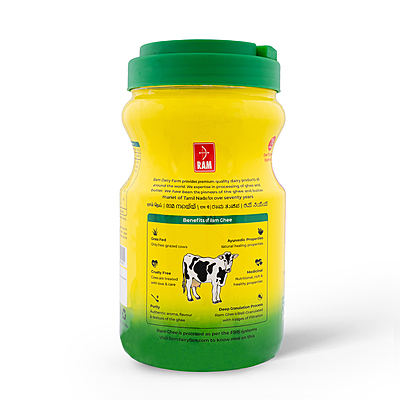 Ram Cow Ghee 1L Jar
