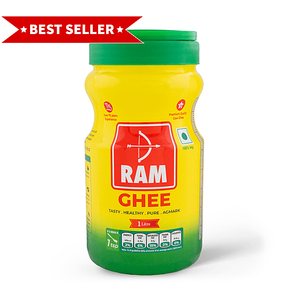 Ram Cow Ghee 1L Jar