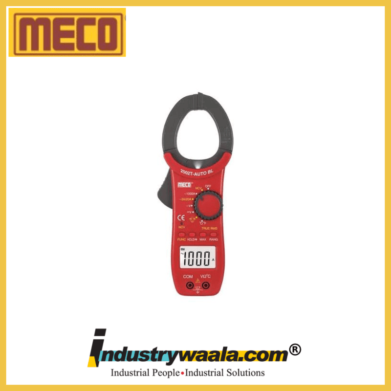Meco 2502T-AUTO BL Digital Clampmeters / Tongtesters (AC / TRMS)