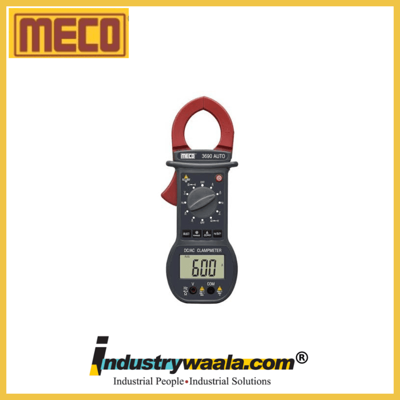 Meco 3690 AUTO Digital Clampmeters / Tongtesters (DC / AC) - Small
