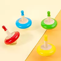 Channapatna Wooden Spinning Tops for Kids