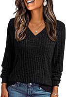 Womens V Neck Long Sleeve Sweatshirt Fall Fashion Tops Tunic Dressy Casual Sweater Clothes Cute Trendy Work Womens V Neck Long Sleeve Sweatshirt Fall Fashion Tops Tunic Dressy Casual Sweater Clothes Cute Trendy Work