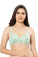 Amante Cotton Casuals Padded Non Wired Printed T Shirt Bra 10202
