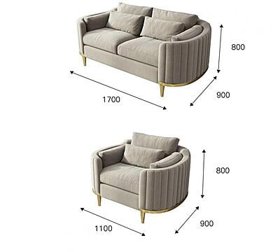 Vikinterio Leh Sofa Set