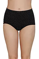 Amante Printed High Rise Full Brief Panty (Pack of 3) - 53105 (Shipped Assorted)