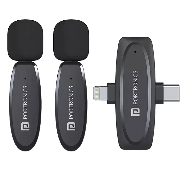 VlogMate Wireless Microphone – Type-C & 8-Pin Receiver  | 30m Wireless Range