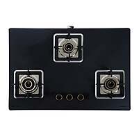 Shine Gold Three Burner Gas Stove | Hob Top Auto Ignition