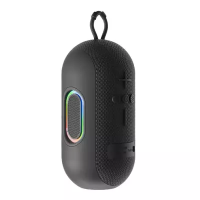 Ozzie LBS-102 10W Bluetooth Speaker – RGB Light | TWS Stereo | 8H Playtime | Black
