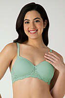 AMANTE Lace Elegance Padded Non-Wired Bra 87701