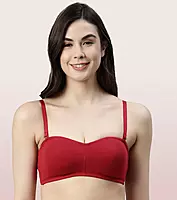 Enamor Strapless and Multiway Styling Women's Everyday Cotton Tube Bra A019