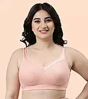 Enamor Full Support Super Lift Women's Cotton Everyday Minimizer Bra A112