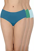 Amante Solid Low Rise Hipster Panty (Pack Of 3) - 43001 (Shipped Assorted)