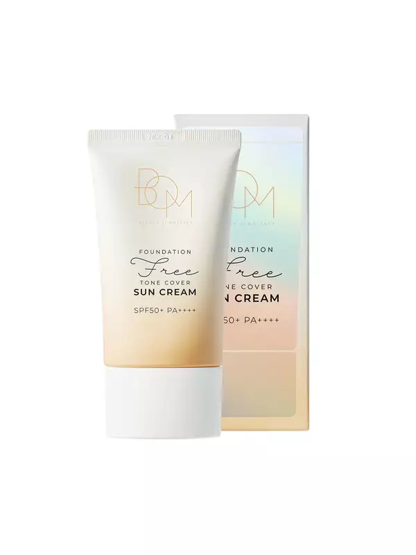 B.O.M - FOUNDATION FREE TONE COVER SUN CREAM SPF50+PA++++