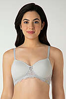 AMANTE Lace Elegance Padded Non-Wired Bra 87701