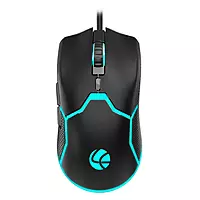 Lapcare Champ Razor LGM‑204 gaming mouse: 3600 DPI optical sensor, rainbow RGB backlight, 6 macro buttons, rubber oil grip & 5M click lifespan.