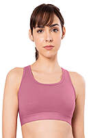 AMANTE Energize Medium Impact Round Neck Sports Bra 98701