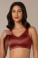 Amante Non Padded Non Wired Full Coverage Elegant Super Support Bra 78001