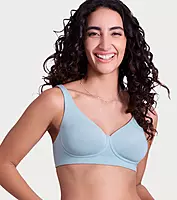 Enamor Bamboo Bliss,Plunge,super soft , Women's everyday T-Shirt Bra -naturally absorbent & Antimicrobial, Padded, Wirefree, High Coverage- IO05