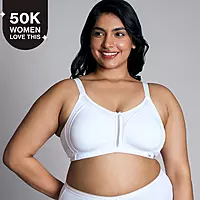 Nykd By Nykaa Everyday Cotton M-Frame Bounce Control Non-Padded Non-Wired Bra NYB101