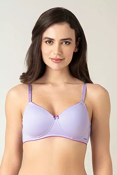 Amante Casual Chic Solid Padded Non Wired T Shirt Bra 10901