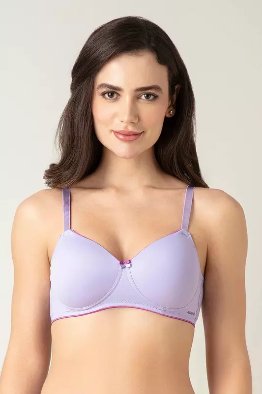 Amante Casual Chic Solid Padded Non Wired T Shirt Bra 10901