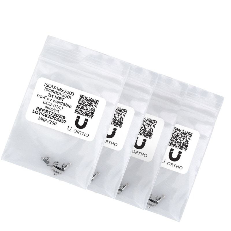 U Ortho Weldable Buccal Tubes 1st Molar MBT 0.022