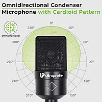 Ultraprolink UM1220 On-Air Cardioid Wired Microphone