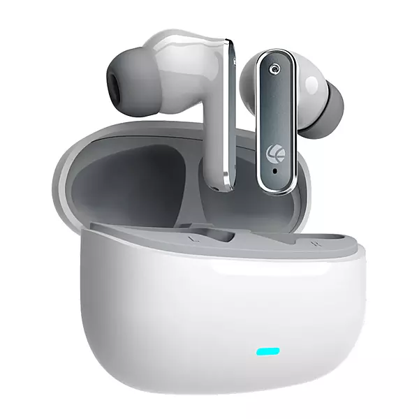 Peps Wireless Earbuds LBTB-243 – BT 5.3 | 20H Playtime | Touch Control | IPX4|Grey+White